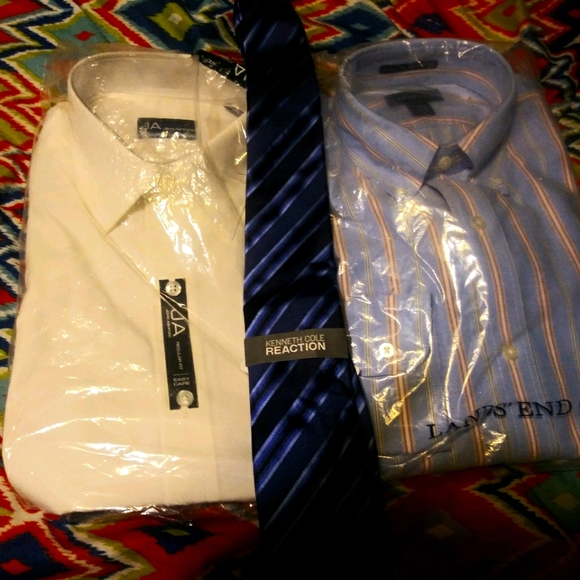 Calvin Klein Shorts and Dress shirts and tie